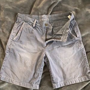 American Eagle faded navy shorts